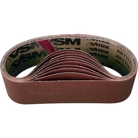 Pferd Coated Belt, Al/Oxd, 3"x24", 120 Grit, 3" W, 24" L, Coated, Aluminum Oxide, 120 Grit 49255